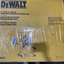 NEW- DeWalt 15 Amps 12 in. Corded Dual-Bevel Sliding Compound Miter Saw