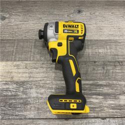 AS-IS DEWALT 20V MAX XR Cordless Brushless 3-Speed 1/4 in. Impact Driver Kit