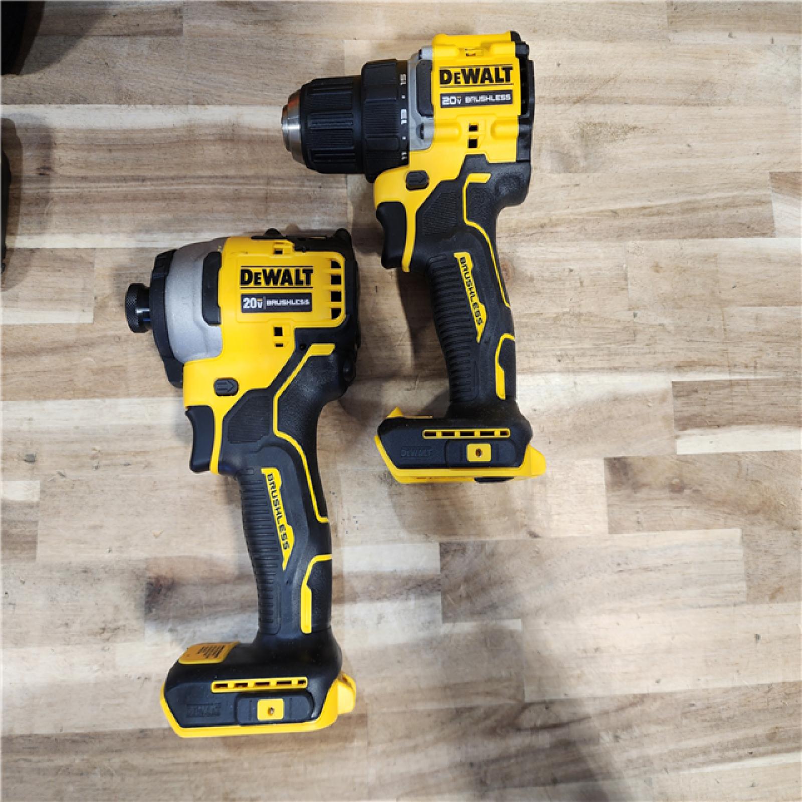 HOUSTON LOCATION - AS-IS DEWALT ATOMIC 20-Volt MAX Lithium-Ion Cordless Combo (2-Tool) Kit