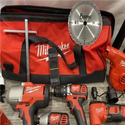 AS-IS Milwaukee 18-Volt Lithium-Ion Cordless (9-Tool) Combo Kit