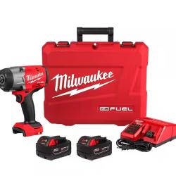 NEW! - Milwaukee M18 FUEL 18V Lithium-Ion Brushless Cordless High-Torque 1/2 in. Impact Wrench w/Friction Ring Kit