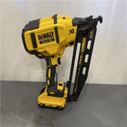 AS-IS - DeWalt 20V MAX XR Lithium-Ion Cordless 16-Gauge Angled Finish Nailer Kit