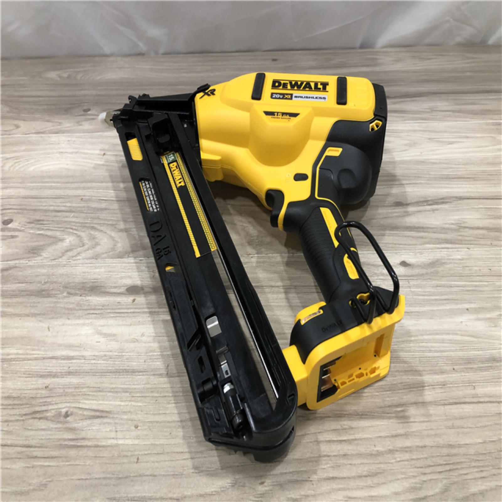 AS-IS DEWALT  Cordless 20V MAX XR Angled Finish Nailer (Tool Only)
