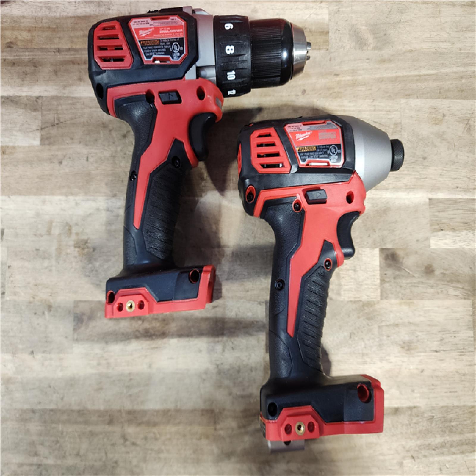 HOUSTON LOCATION - AS-IS Milwaukee M18 Brushed Cordless (2-Tool) Drill/Driver and Impact Driver Kit