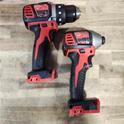 HOUSTON LOCATION - AS-IS Milwaukee M18 Brushed Cordless (2-Tool) Drill/Driver and Impact Driver Kit