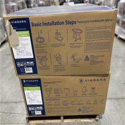 DALLAS LOCATION - Niagara Stealth Stealth 2-Piece 0.8 GPF Ultra-High-Efficiency Single Flush Elongated Toilet in White - 6 UNITS