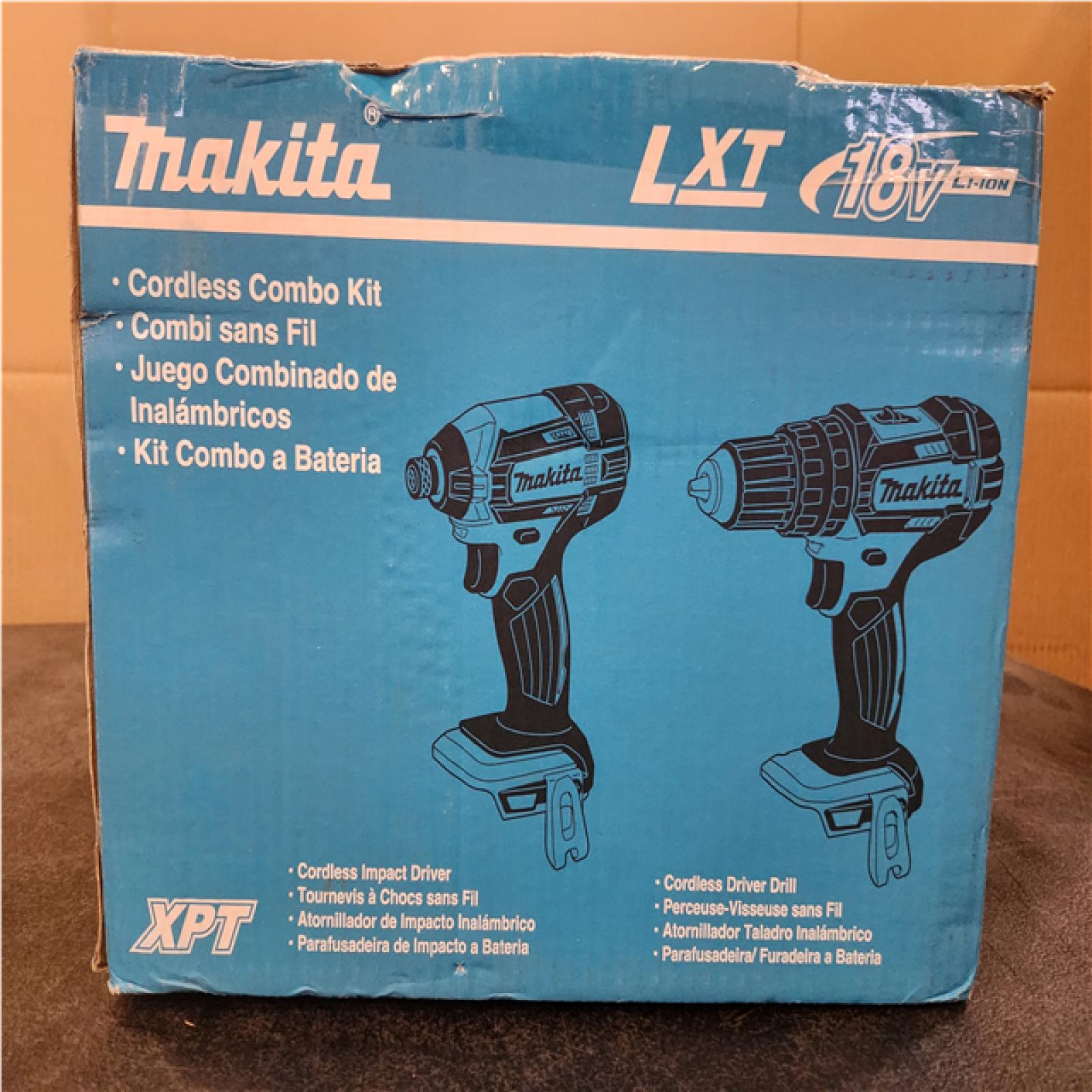 Phoenix NEW Makita 18V LXT Lithium-Ion Cordless Compact 2-Piece Combo Kit 1.5 Ah (Driver-Drill/Impact Driver)
