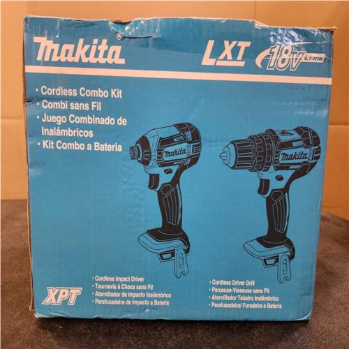Phoenix NEW Makita 18V LXT Lithium-Ion Cordless Compact 2-Piece Combo Kit 1.5 Ah (Driver-Drill/Impact Driver)