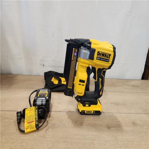 AS-IS- DEWALT ATOMIC 20V MAX Lithium Ion Cordless 23 Gauge Pin Nailer Kit