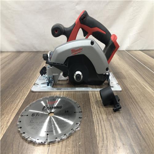 AS-IS Milwaukee 18V Lithium-Ion Cordless 6-1/2 in. Circular Saw (Tool-Only)
