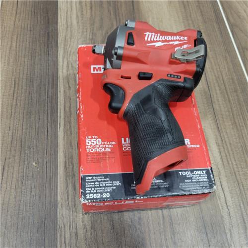 AS-IS MILWAUKEE M12 Fuel Atornillador De Impacto 3/8 De 12v (solo Herramienta)