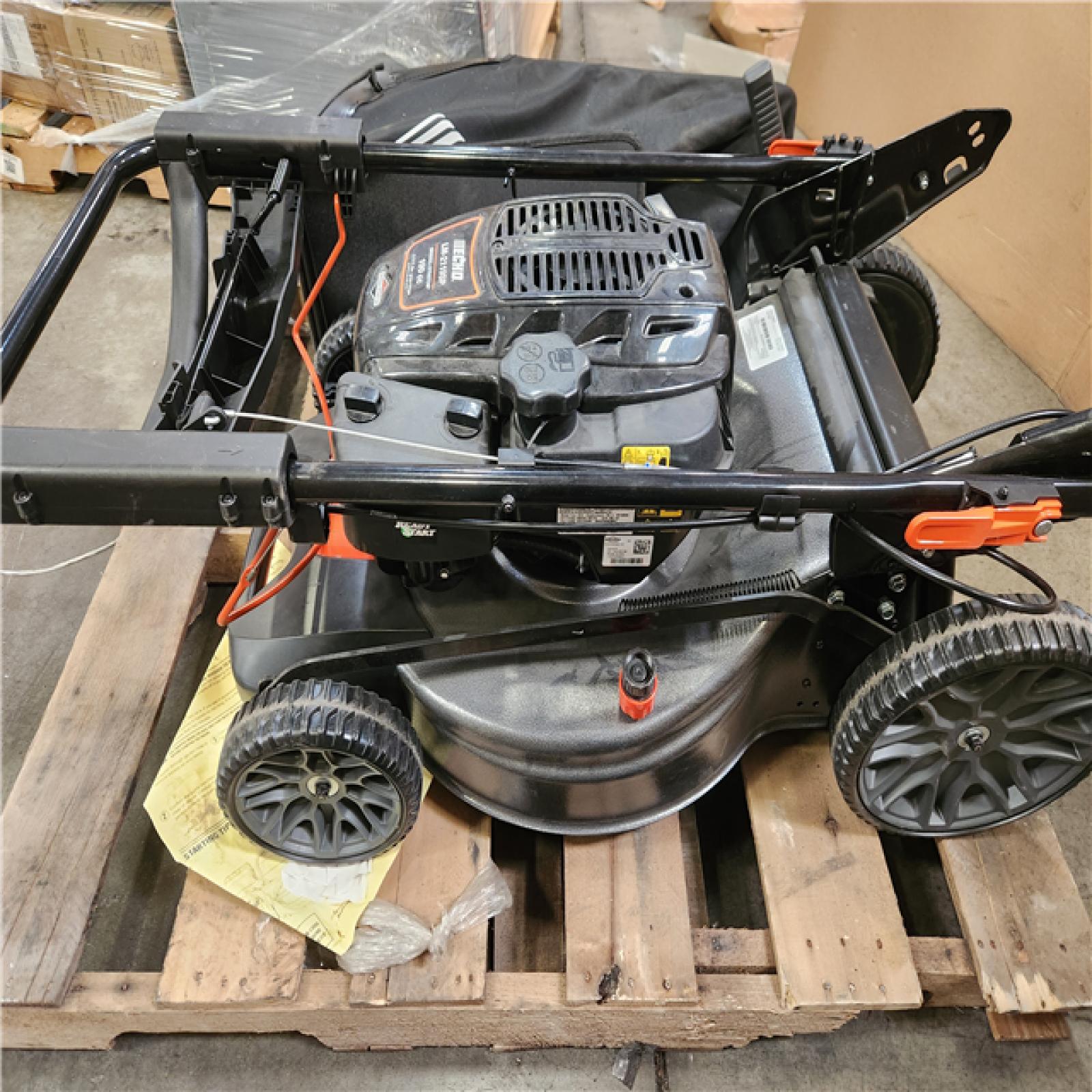 Phoenix LIKE NEW ECHO 21 in. 190 cc Briggs and Stratton Gas 3-in-1 Dual Blade RWD Self-Propelled Lawn Mower with Single Lever Deck Adjustment