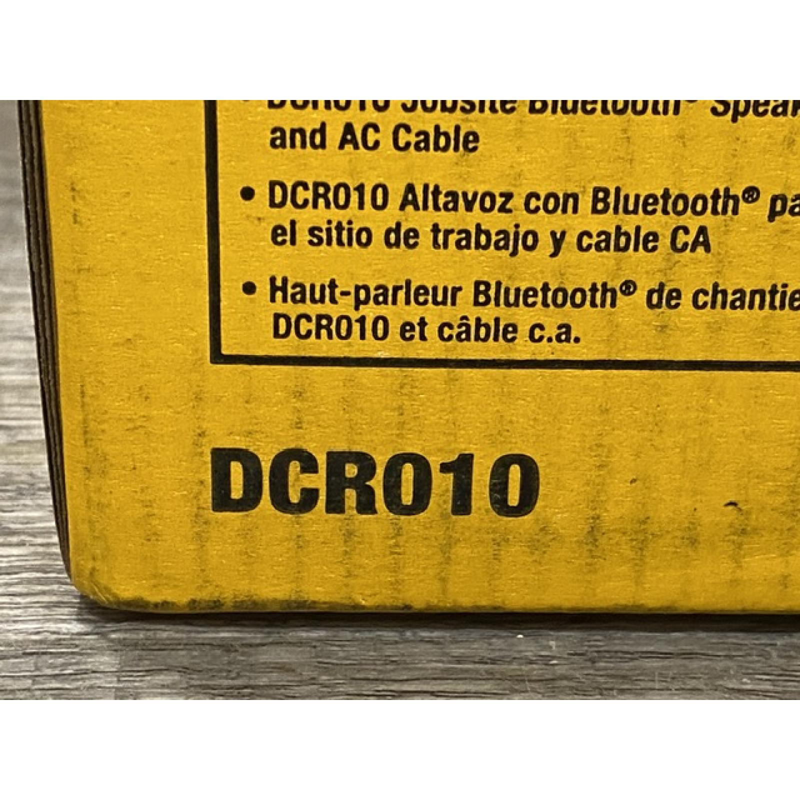 NEW - DEWALT 20V MAX Cordless Bluetooth Speaker (Tool Only)