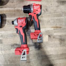 HOUSTON LOCATION - AS-IS Milwaukee M18 Compact Brushless 2-Tool Combo Kit