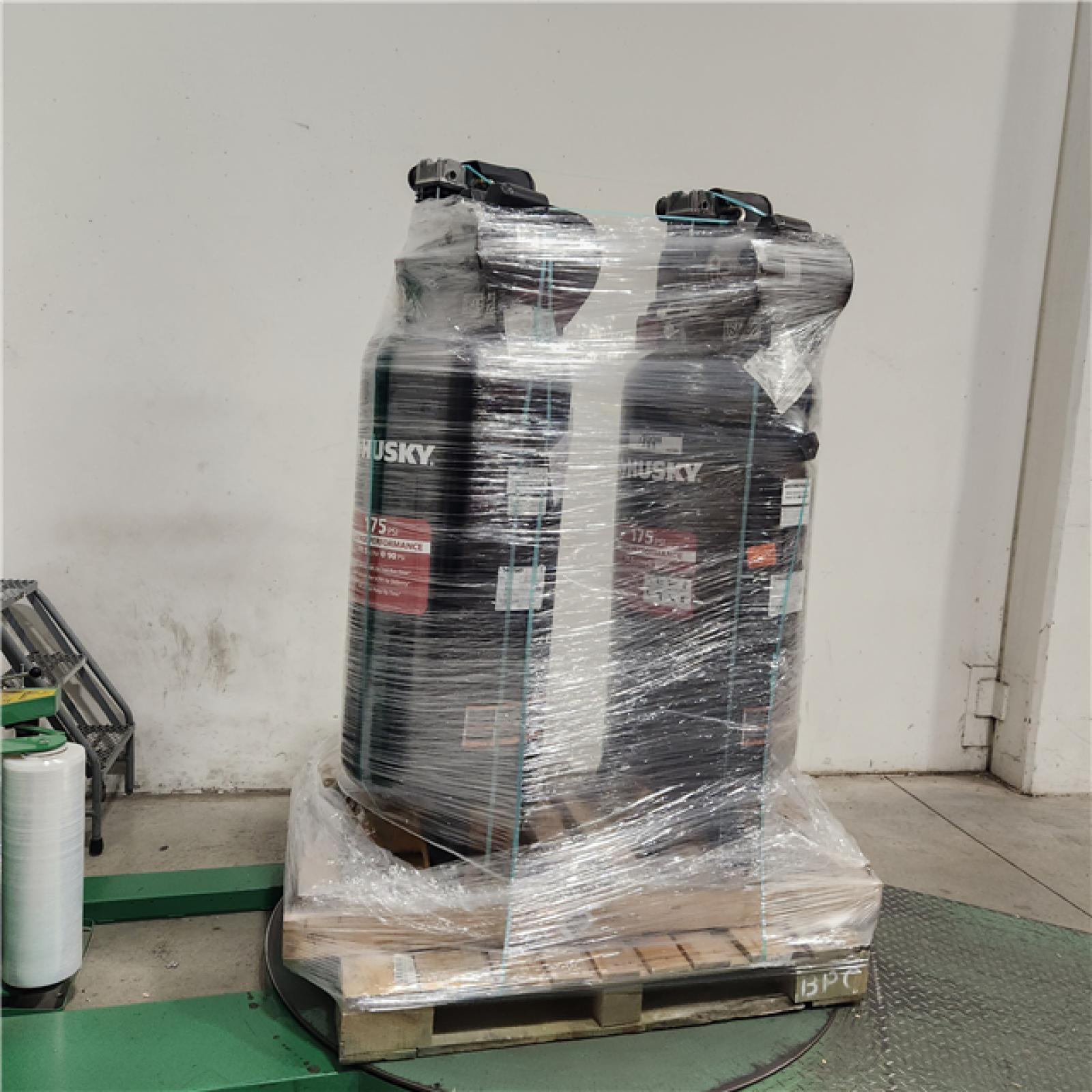 Dallas Location - As-Is Husky 60 Gal. 3.7 HP 175 PSI  Air Compressor(Lot Of 2)