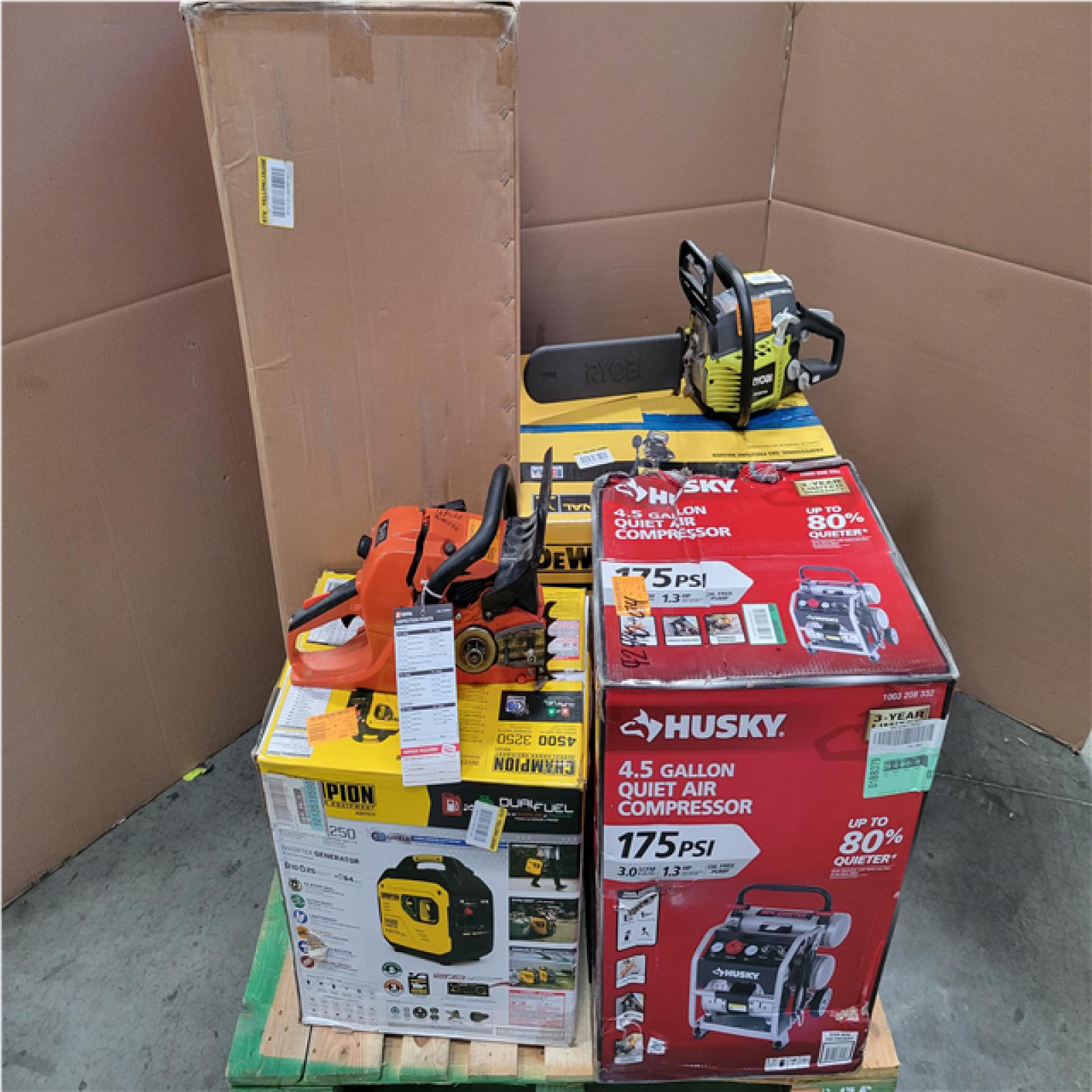 CALIFORNIA AS-IS OUTDOOR POWER EQUIPMENT