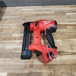 HOUSTON LOCATION - AS - IS Milwaukee FUEL 18-Volt Lithium-Ion Brushless Cordless 18-Gauge 1/4 in. Narrow Crown Stapler (Tool-Only)