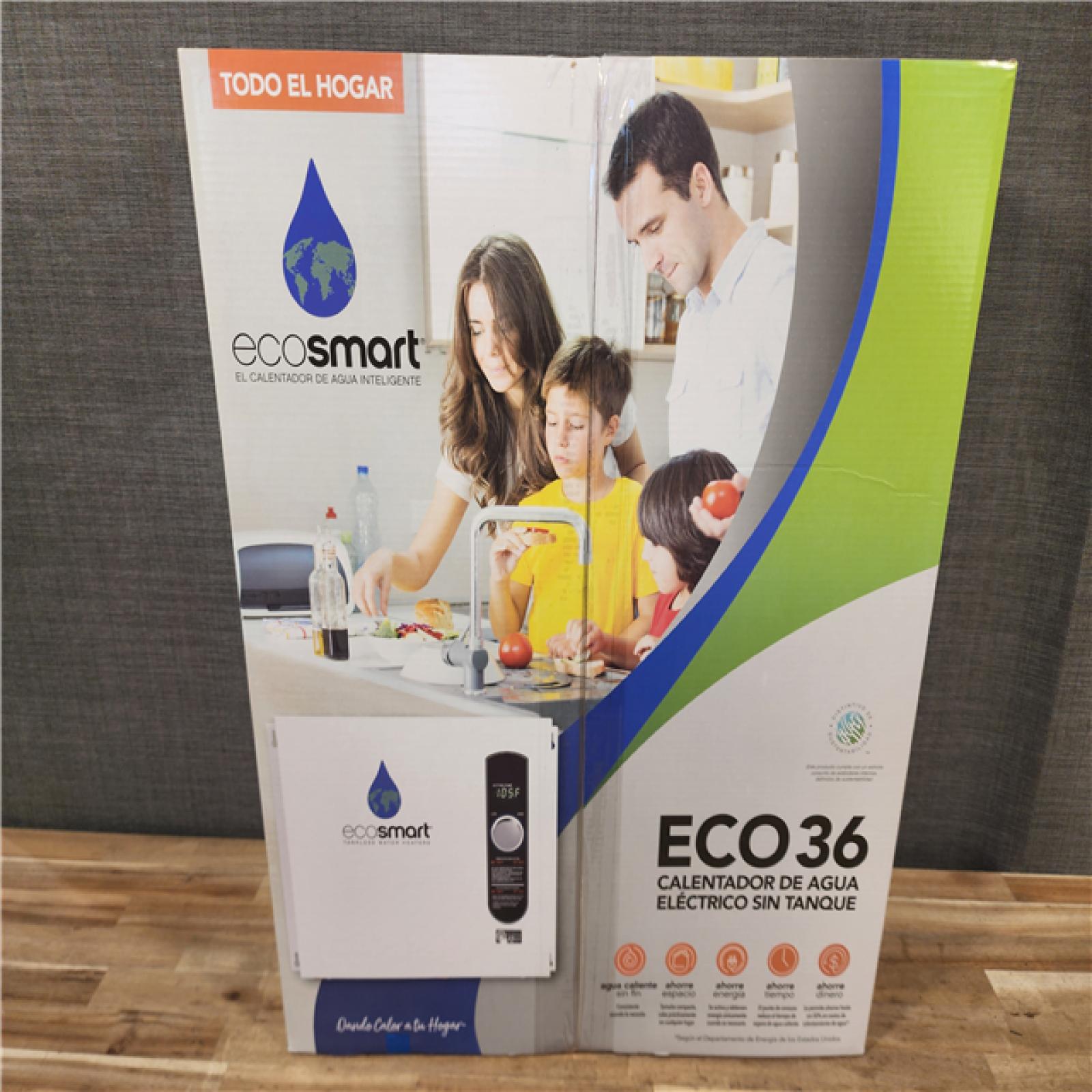 HOUSTON LOCATION - AS-IS (NEW) ECO36 TANKLESS ELECTRIC WATER HEATER