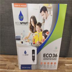 HOUSTON LOCATION - AS-IS (NEW) ECO36 TANKLESS ELECTRIC WATER HEATER