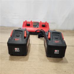 AS-IS-  Kit with Two XC 8.0 Ah Battery and Dual Bay Rapid Charger