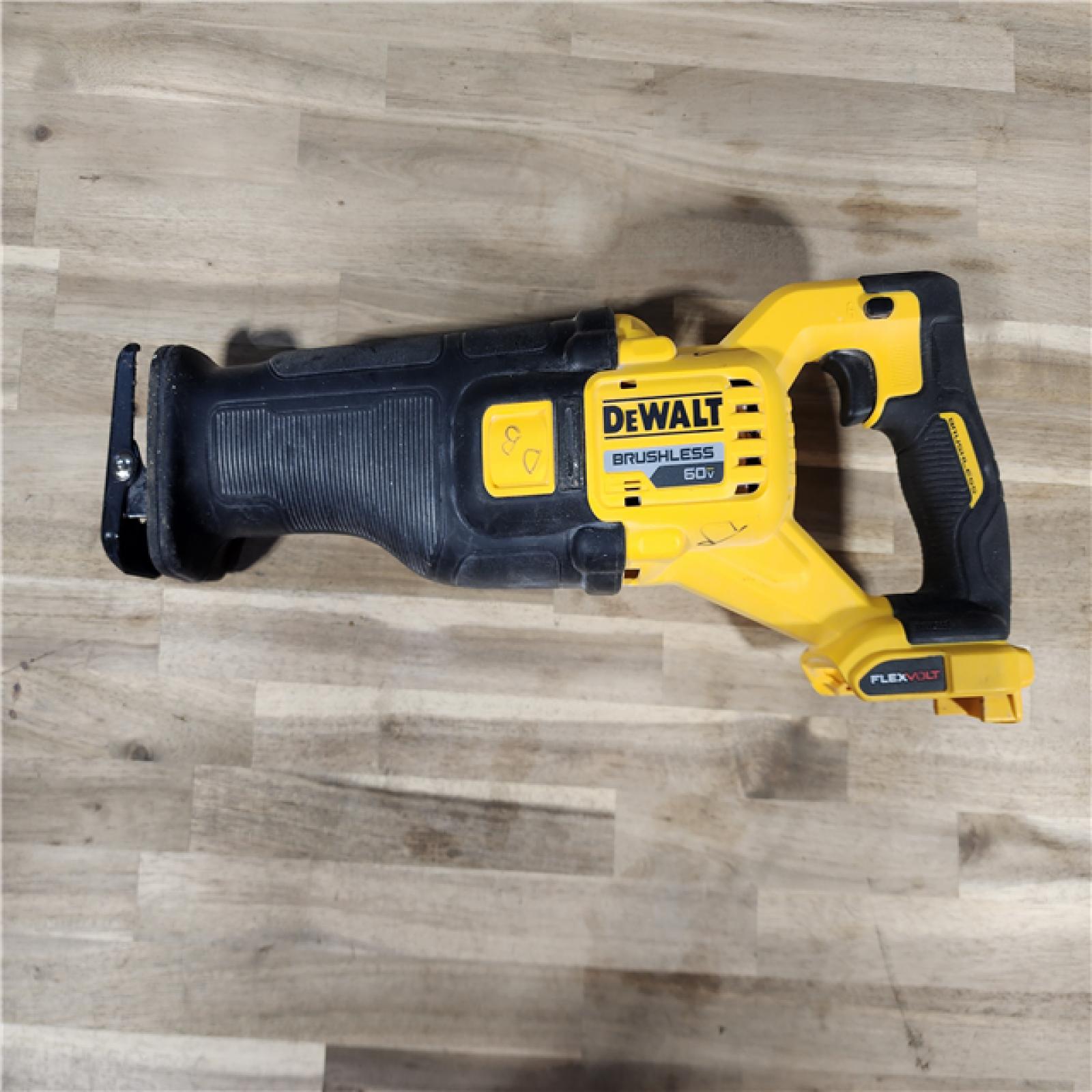 HOUSTON LOCATION - AS-IS (2) DeWalt DCS389B FLEXVOLT 60V MAX Cordless Brushless Reciprocating Saw (Tool-Only)