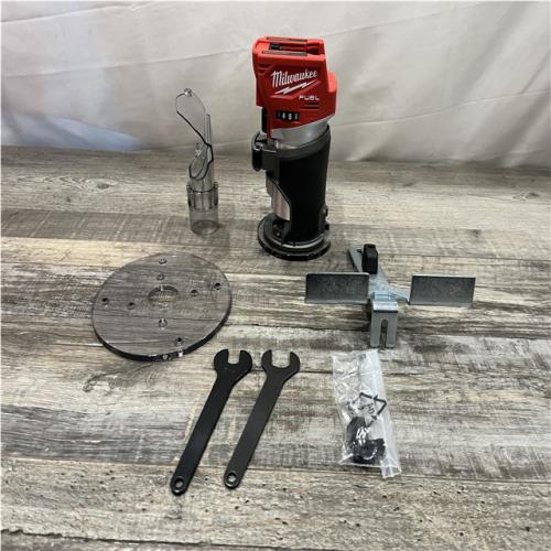 AS-IS Milwaukee FUEL 18V Lithium-Ion Brushless Cordless Compact Router (Tool-Only)