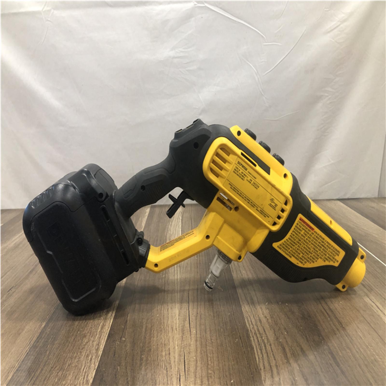 AS-IS DEWALT 20V MAX 550 PSI 1.0 GPM Cold Water Cordless Power Cleaner with 4-Nozzles (Tool Only)