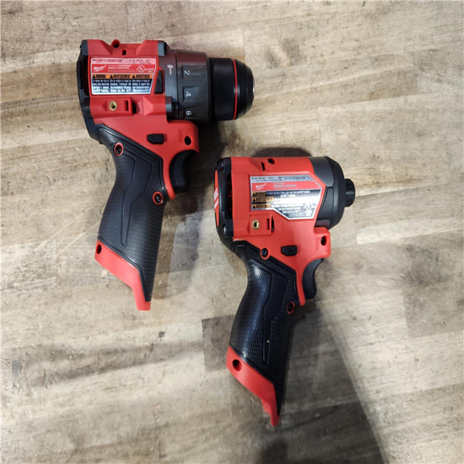 HOUSTON LOCATION - AS-IS (APPEARS LIKE NEW) Milwaukee FUEL 12-Volt Lithium-Ion Brushless Cordless Hammer Drill and Impact Driver Combo Kit