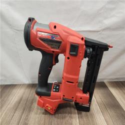 AS-IS- MILWAUKEE FUEL 18V Cordless 18-Gauge 1/4 in. Narrow Crown Stapler (Tool-Only)