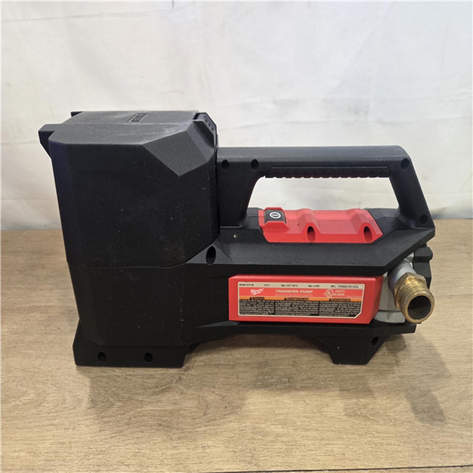 AS-IS Milwaukee 18-Volt 1/4 HP Cordless Transfer Pump (Tool Only)