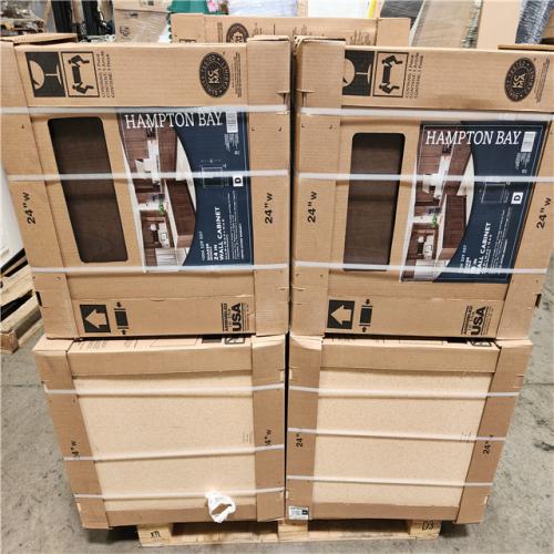 Phoenix Location 11 Hampton Bay Shaker 24 in. W x 12 in. D x 30 in. H Assembled Wall Kitchen Cabinet in Brindle Pallet