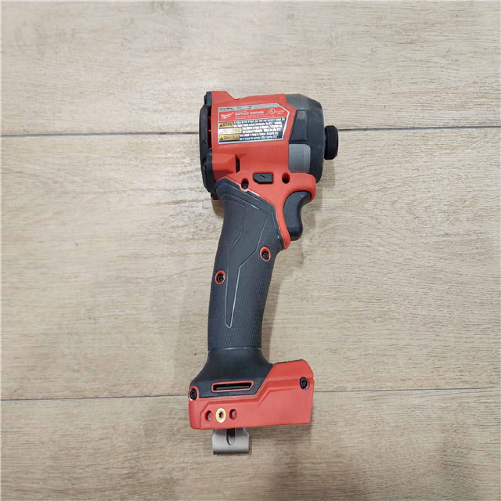 AS-IS- Milwaukee FUEL 18V Lithium-Ion Brushless Cordless 1/4 in. Hex Impact Driver (Tool-Only)