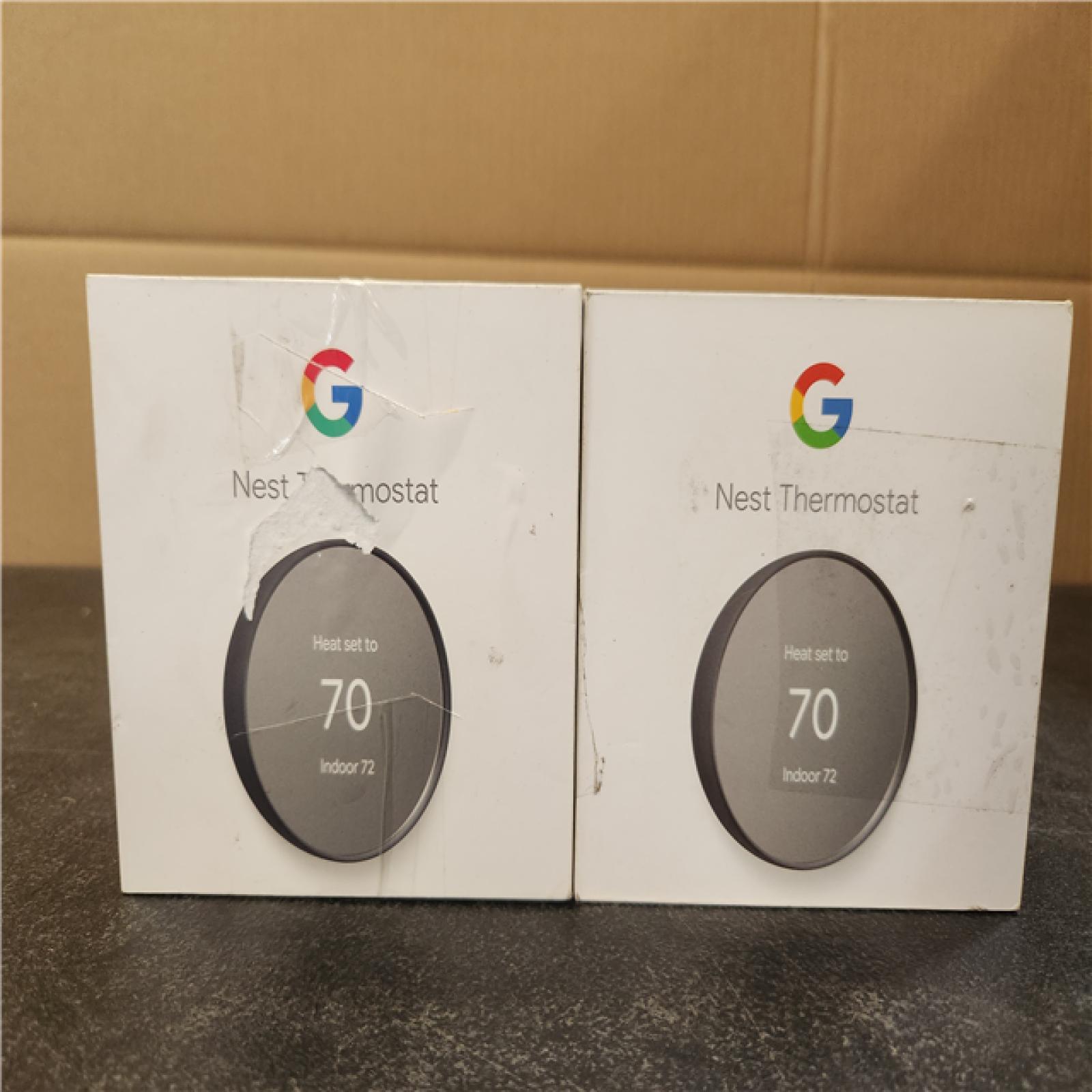 Phoenix Google Nest Thermostat - Smart Programmable Wi-Fi Thermostat (2-Pack)