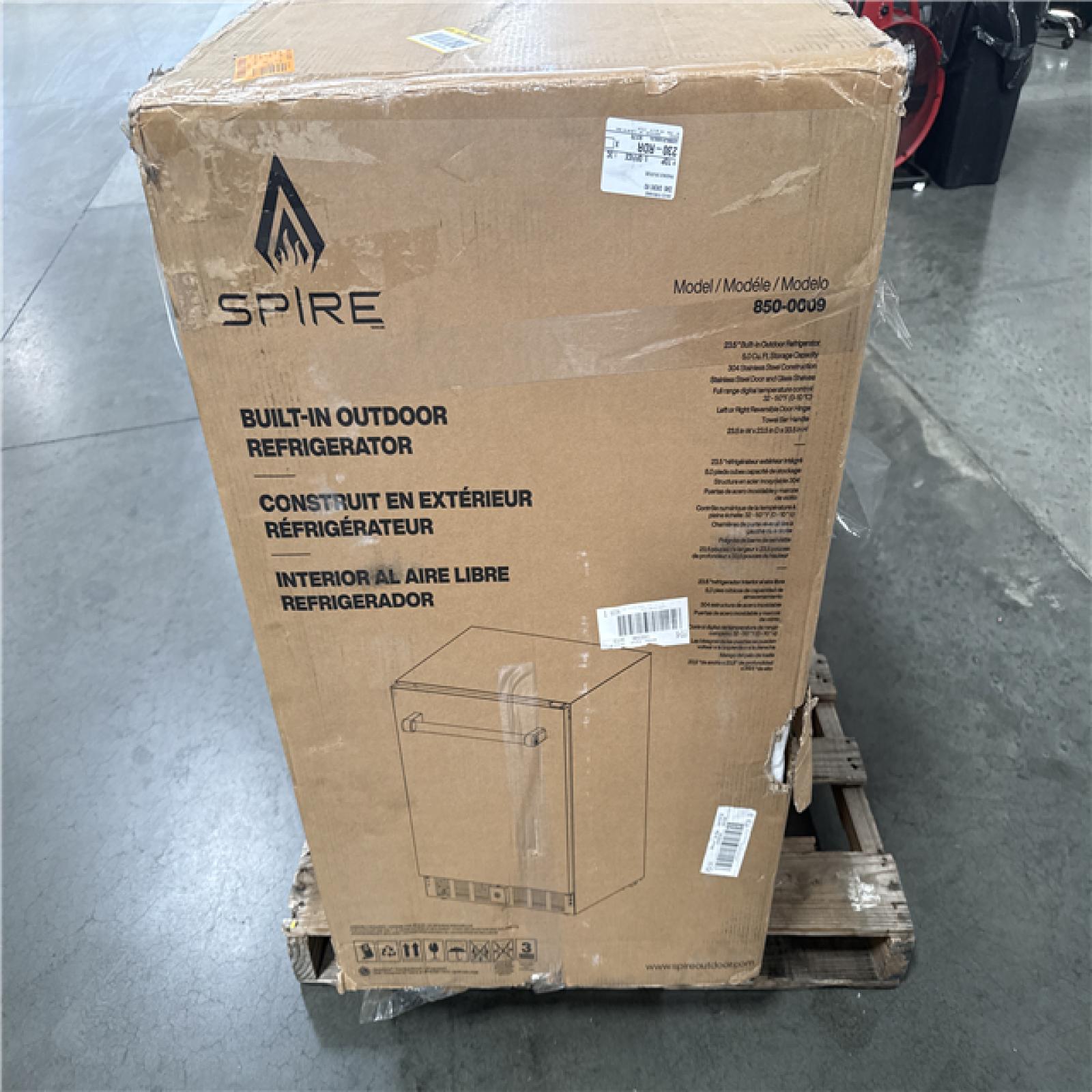 CALIFORNIA AS-IS SPIRE BUILT IN OUTDOOR REFRIGERATOR