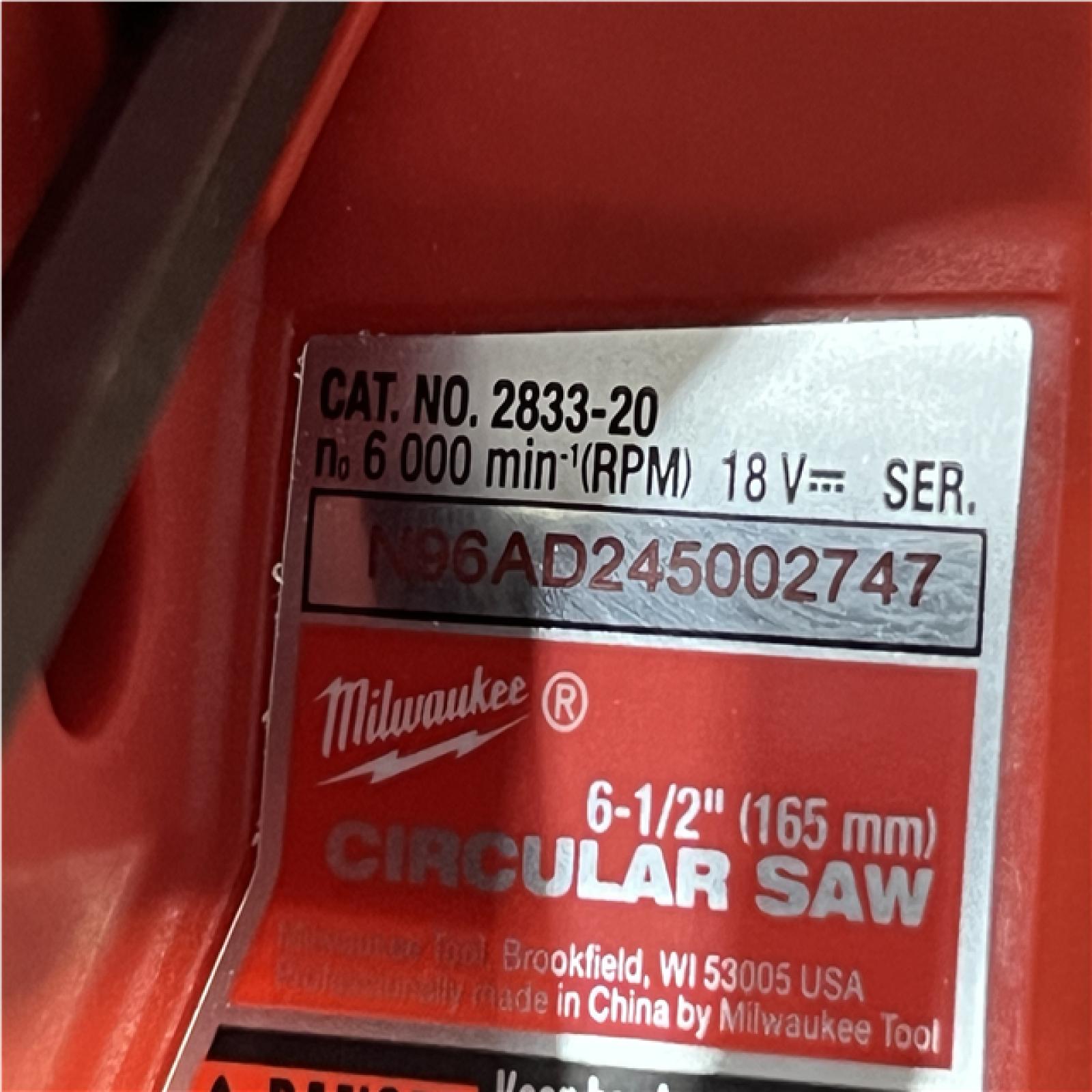 Houston Location AS-IS Milwaukee FUEL Circular Saw