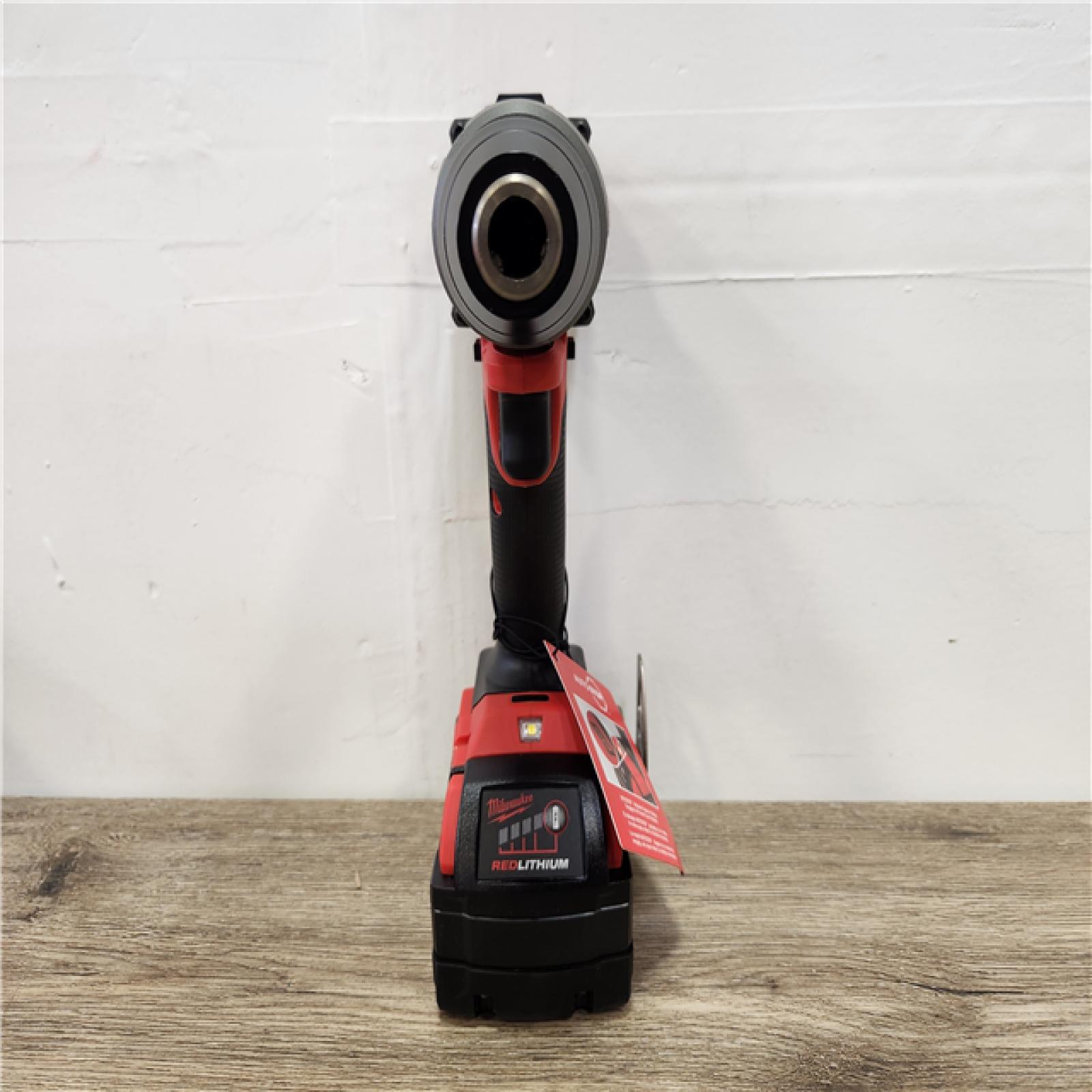 Phoenix Location  NEW Milwaukee M18 FUEL 18V Lithium-Ion Brushless Cordless 1/2 in. Hammer Drill Driver Kit with Two 5.0 Ah Batteries and Hard Case