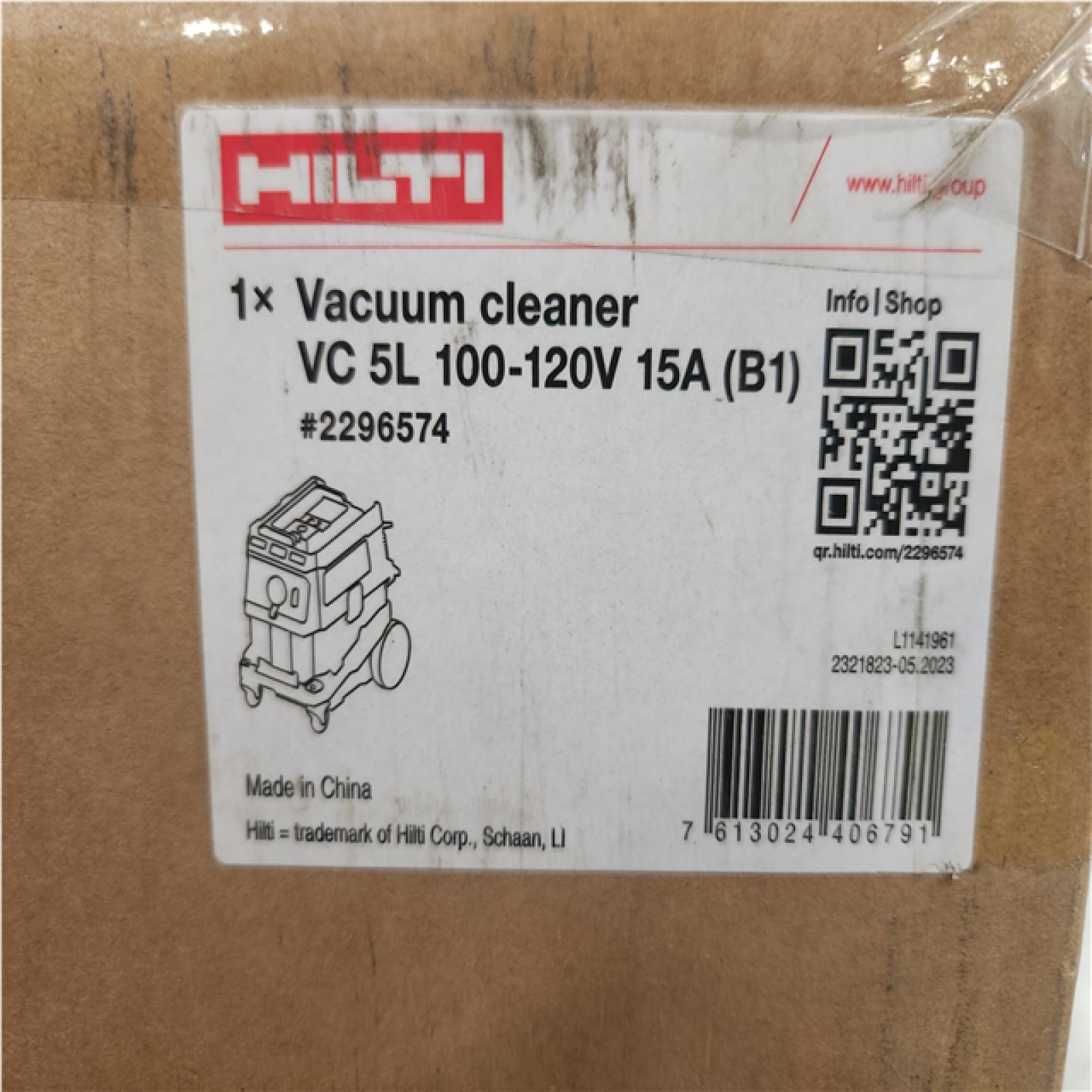 Phoenix NEW Hilti 120-Volt 157 CFM 8 Gal. Wet/Dry VC 5 Construction Vacuum with Hose