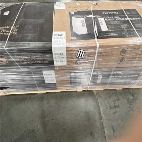 California AS-IS Lifetime Storage Shed 10 ft x 8ft