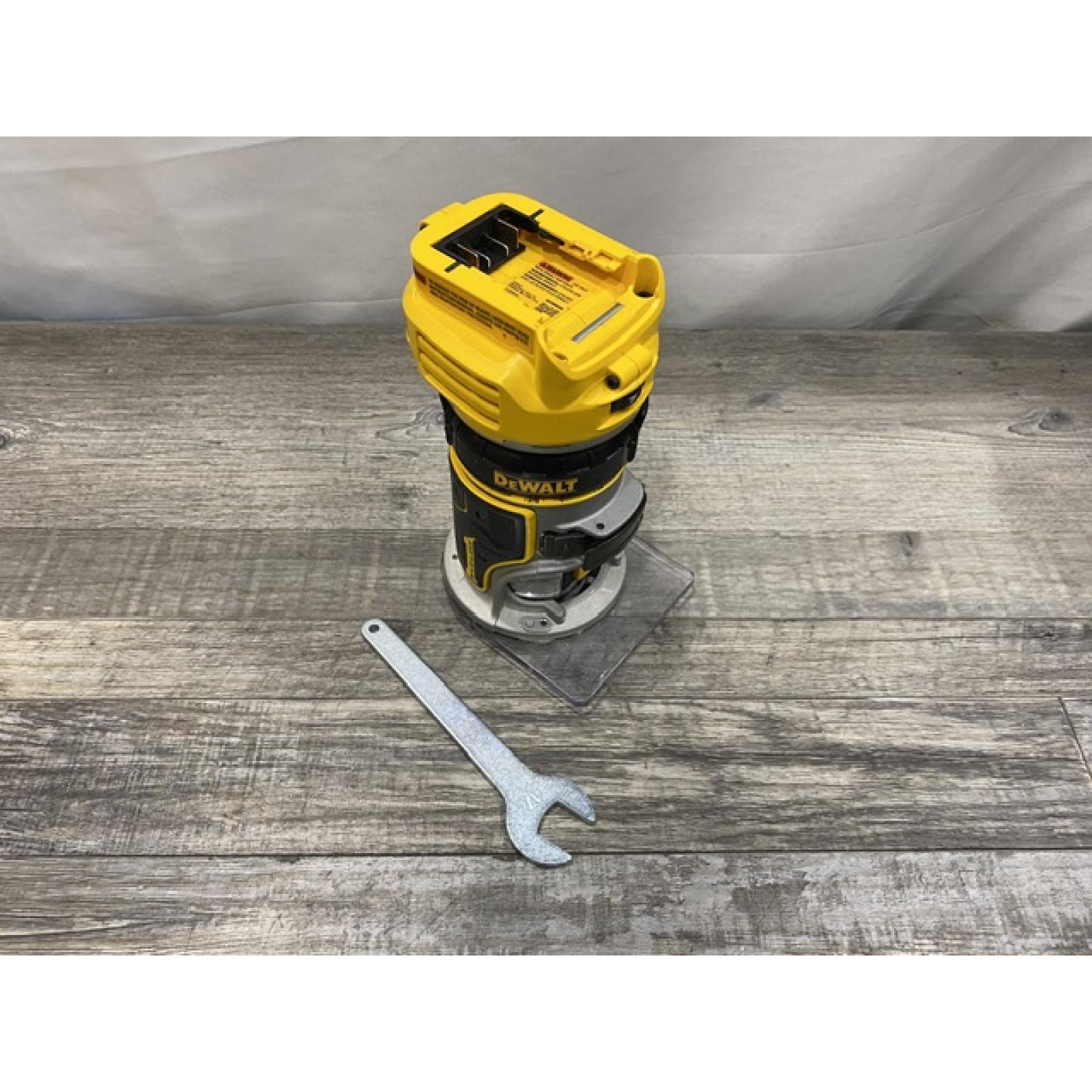 AS-IS DEWALT 20V MAX XR Cordless Brushless Fixed Base Compact Router (Tool Only)
