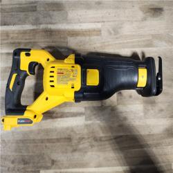 HOUSTON LOCATION - AS-IS DEWALT FLEXVOLT 60V MAX Cordless Brushless Reciprocating Saw with (1) FLEXVOLT 9.0Ah Battery