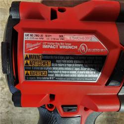 HOUSTON LOCATION - AS-IS (APPEARS LIKE NEW) Milwaukee 2962-20 M18 18V Fuel 1/2 Mid-Torque Impact Wrench Cordless Lithium-Ion Brushless (Tool-Only)