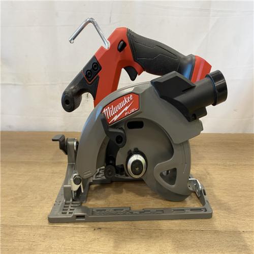AS-IS Milwaukee FUEL 18V Lithium-Ion Brushless Cordless 6-1/2 in. Circular Saw (Tool-Only)