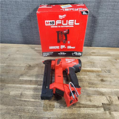 HOUSTON LOCATION - AS-IS MILWAUKEE FUEL 18-Volt Lithium-Ion Brushless Cordless 18-Gauge 1/4 in. Narrow Crown Stapler (Tool-Only)
