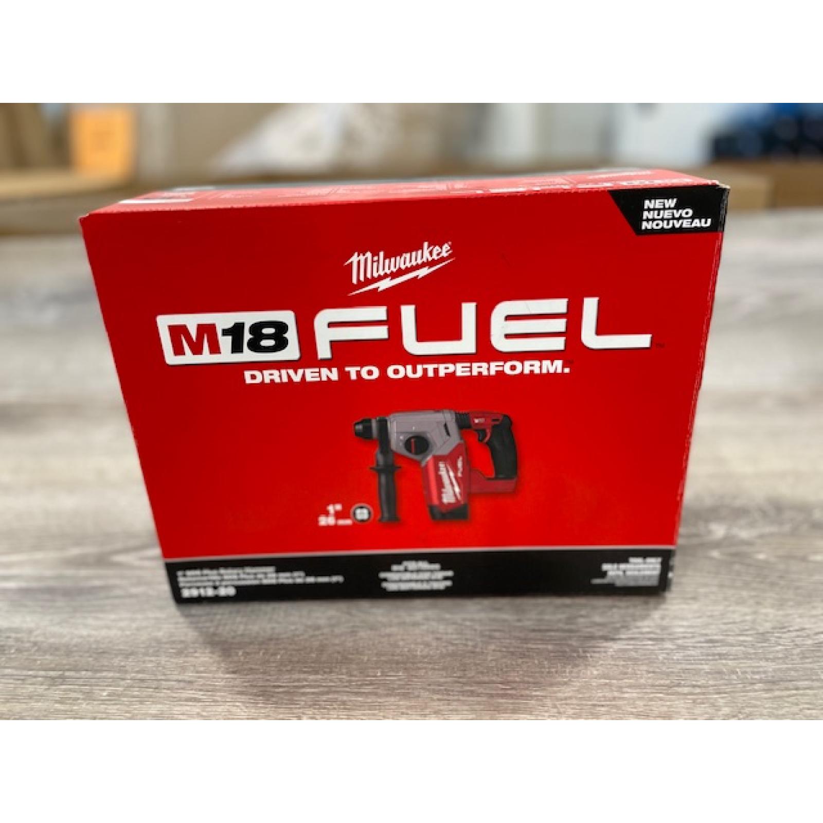 AS-IS Milwaukee  FUEL 18V Lithium-Ion Brushless Cordless 1 in. SDS-Plus Rotary Hammer (Tool-Only)
