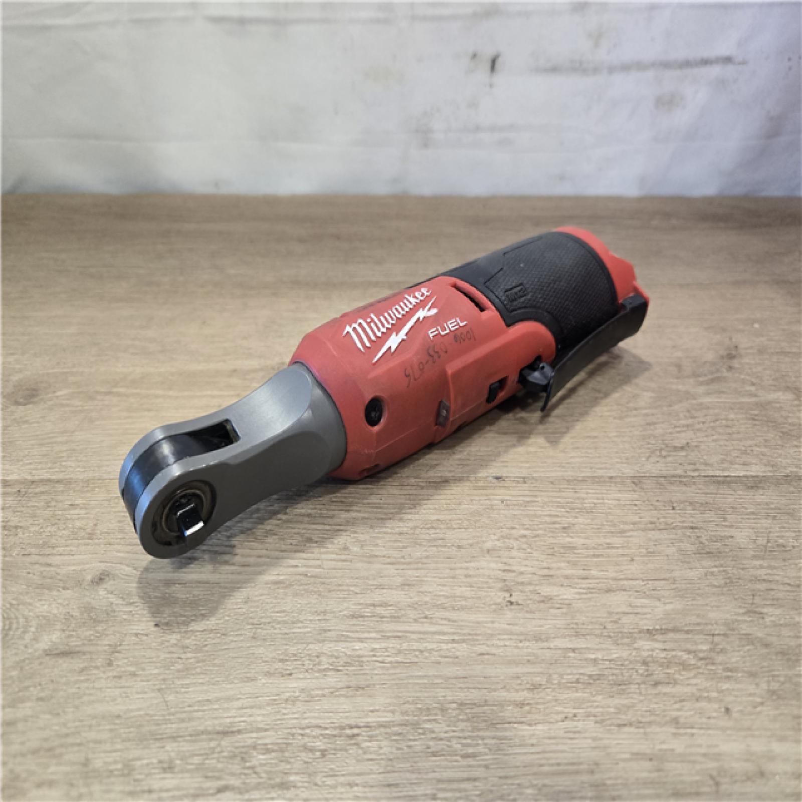 AS-IS Milwaukee FUEL 12V Cordless High Speed 1/4 in. Ratchet (Tool-Only)