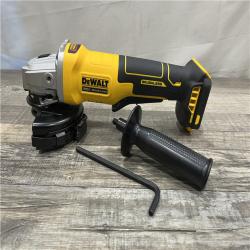 AS-IS DEWALT 20V MAX Cordless Brushless 4-1/2 in. Angle Grinder with Paddle Switch (Tool Only)