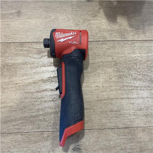 AS-IS Milwaukee FUEL 12V Lithium-Ion Brushless Cordless 1/4 in. Right Angle Die Grinder (Tool-Only)