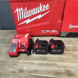 HOUSTON LOCATION - AS-IS (APPEARS LIKE NEW) MILWAUKEE FUEL 18V Lithium-Ion Brushless Cordless Hammer Drill and Impact Driver Combo Kit (2-Tool) with 2 Batteries