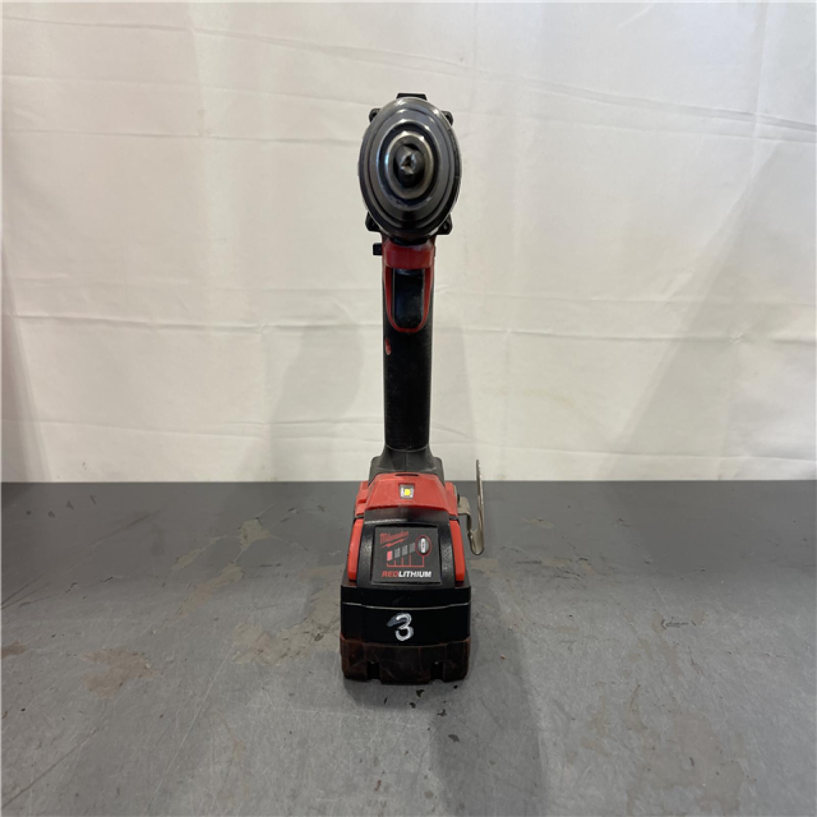 AS-IS - Milwaukee M18 FUEL 18-Volt Lithium-Ion Brushless Cordless 1/2 in. Hammer Drill/Driver Kit