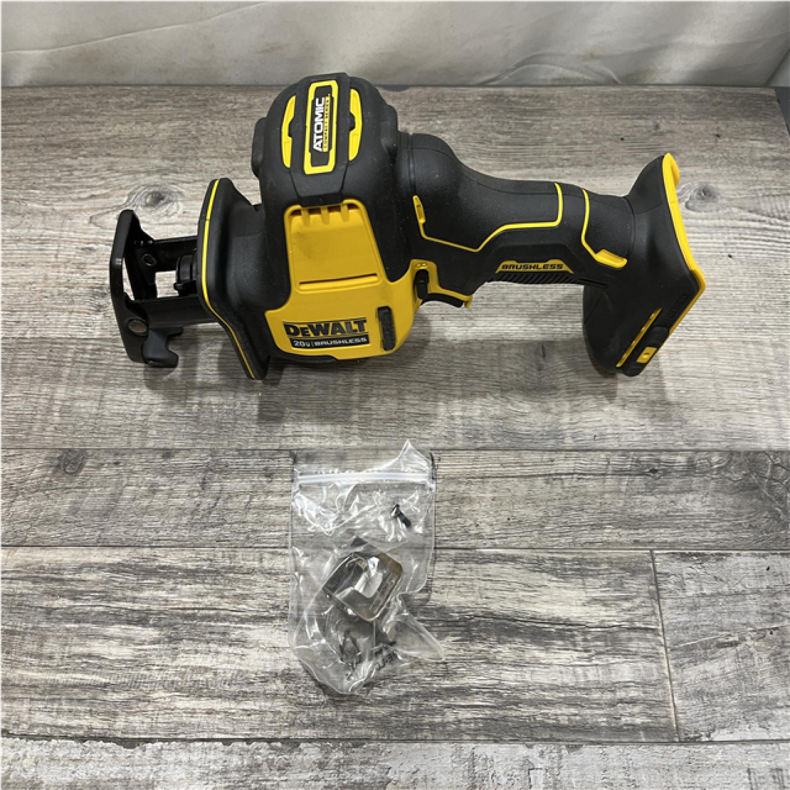 AS-IS DEWALT ATOMIC 20V MAX Cordless Brushless Compact Reciprocating Saw (Tool Only)